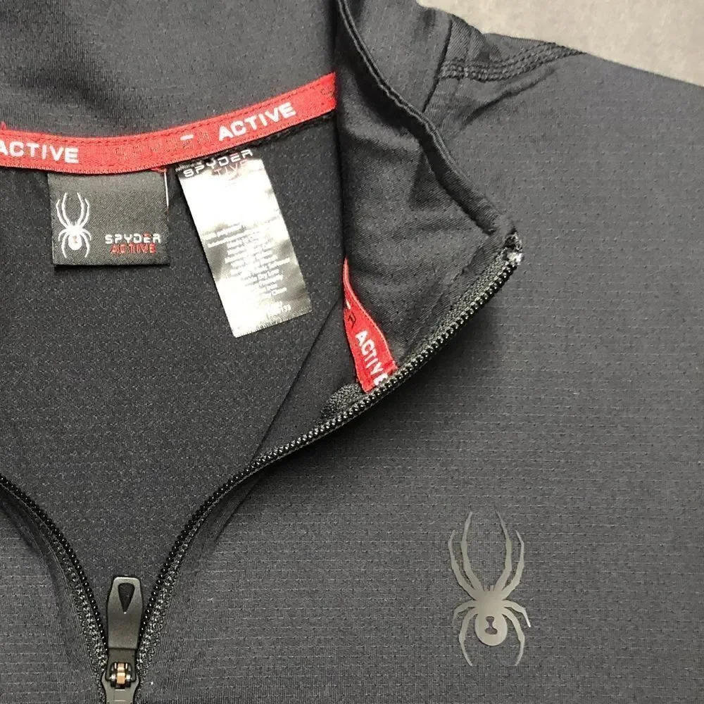 NEW NWT 🕷 Spyder Active Men’s Soft Lightweight Breathable Stretch ¼ Zip Top - Picture 7 of 16